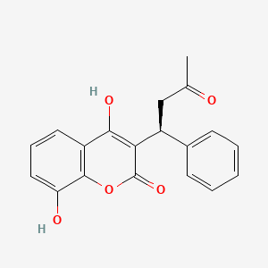 molecular formula C19H16O5 B590319 8-Hydroxywarfarin, (S)- CAS No. 63740-82-9