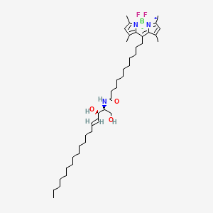 molecular formula C42H70BF2N3O3 B590325 Bodipy C12-Ceramide CAS No. 1246355-58-7