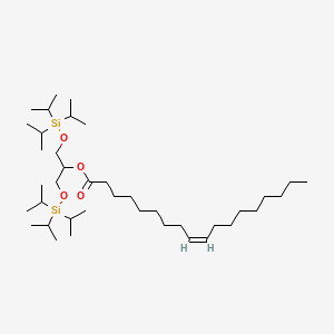 molecular formula C39H80O4Si2 B590348 1,3-O-Bis(triisopropylsilyl) 2-Oleoyl Glycerol CAS No. 1331642-49-9