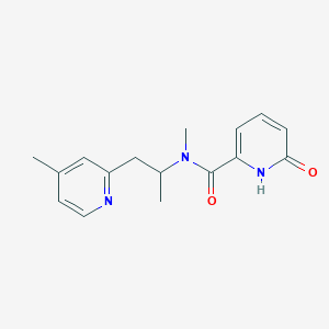 N-methyl-N-[1-methyl-2-(4-methylpyridin-2-yl)ethyl]-6-oxo-1,6-dihydropyridine-2-carboxamide