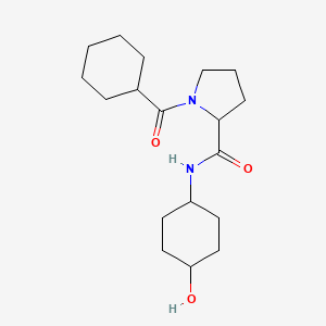 1-(cyclohexylcarbonyl)-N-(trans-4-hydroxycyclohexyl)pyrrolidine-2-carboxamide