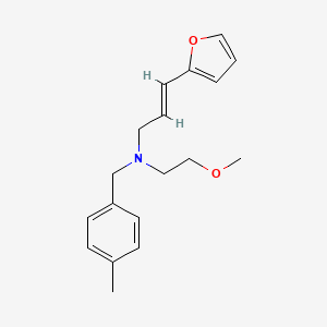 (2E)-3-(2-furyl)-N-(2-methoxyethyl)-N-(4-methylbenzyl)prop-2-en-1-amine