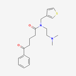 N-[2-(dimethylamino)ethyl]-5-oxo-5-phenyl-N-(3-thienylmethyl)pentanamide