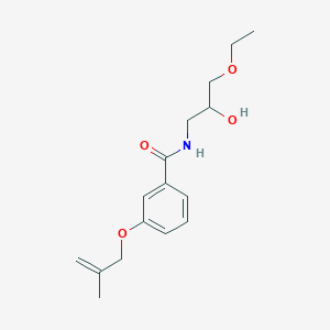 N-(3-ethoxy-2-hydroxypropyl)-3-[(2-methylprop-2-en-1-yl)oxy]benzamide