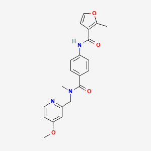 N-(4-{[[(4-methoxypyridin-2-yl)methyl](methyl)amino]carbonyl}phenyl)-2-methyl-3-furamide