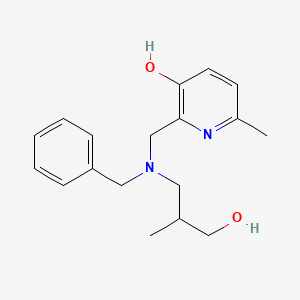 molecular formula C18H24N2O2 B5903922 2-{[benzyl(3-hydroxy-2-methylpropyl)amino]methyl}-6-methylpyridin-3-ol 