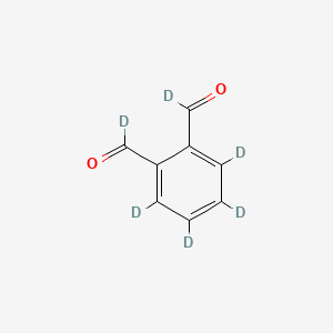 molecular formula C8H6O2 B590404 o-Phthalaldehyde-d6 CAS No. 68234-47-9