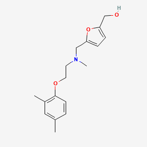 molecular formula C17H23NO3 B5904102 (5-{[[2-(2,4-dimethylphenoxy)ethyl](methyl)amino]methyl}-2-furyl)methanol 