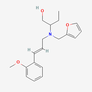 2-{(2-furylmethyl)[(2E)-3-(2-methoxyphenyl)prop-2-en-1-yl]amino}butan-1-ol