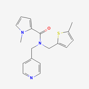 1-methyl-N-[(5-methyl-2-thienyl)methyl]-N-(pyridin-4-ylmethyl)-1H-pyrrole-2-carboxamide