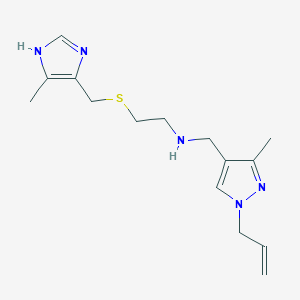 N-[(1-allyl-3-methyl-1H-pyrazol-4-yl)methyl]-2-{[(4-methyl-1H-imidazol-5-yl)methyl]thio}ethanamine