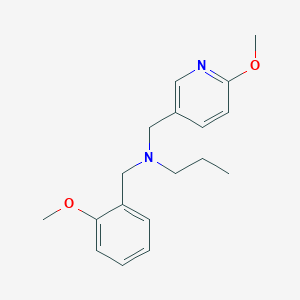 molecular formula C18H24N2O2 B5904277 (2-methoxybenzyl)[(6-methoxypyridin-3-yl)methyl]propylamine 