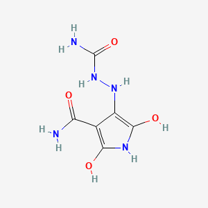 molecular formula C6H9N5O4 B590429 4-(2-Carbamoylhydrazinyl)-2,5-dihydroxy-1H-pyrrole-3-carboxamide CAS No. 1221153-95-2