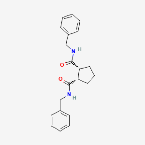 molecular formula C21H24N2O2 B590437 cis-N,N-Dibenzyl-1,2-cyclopentanedicarboxamide CAS No. 1797131-60-2