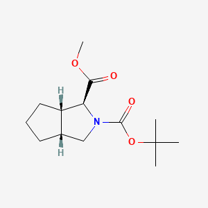(1S,3AR,6aS)-2-tert-butyl 1-methyl hexahydrocyclopenta[c]pyrrole-1,2(1H)-dicarboxylate