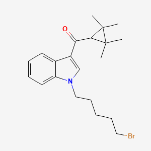 molecular formula C21H28BrNO B590441 N-(5-Bromopentyl) UR-144 CAS No. 1628690-26-5