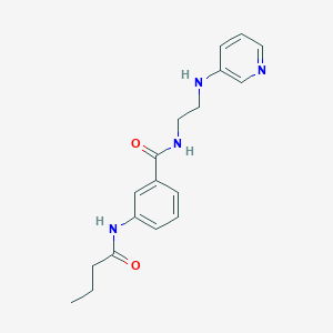 3-(butyrylamino)-N-[2-(pyridin-3-ylamino)ethyl]benzamide