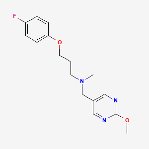 molecular formula C16H20FN3O2 B5904460 3-(4-fluorophenoxy)-N-[(2-methoxypyrimidin-5-yl)methyl]-N-methylpropan-1-amine 