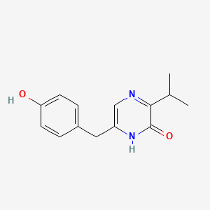 molecular formula C14H16N2O2 B590451 Aureusimine A CAS No. 1244033-70-2