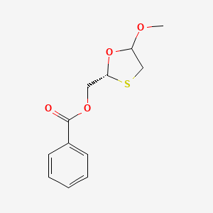 [(2R)-5-Methoxy-1,3-oxathiolan-2-yl]methyl benzoate