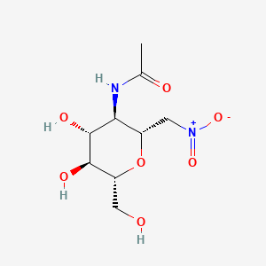molecular formula C9H16N2O7 B590455 2-Acetamido-2-deoxy-b-D-glucopyranosylnitromethane CAS No. 129601-61-2
