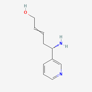 (5S)-5-Amino-5-(pyridin-3-yl)pent-2-en-1-ol