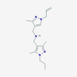 1-(1-allyl-3-methyl-1H-pyrazol-4-yl)-N-[(3,5-dimethyl-1-propyl-1H-pyrazol-4-yl)methyl]methanamine