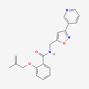2-[(2-methylprop-2-en-1-yl)oxy]-N-[(3-pyridin-3-ylisoxazol-5-yl)methyl]benzamide