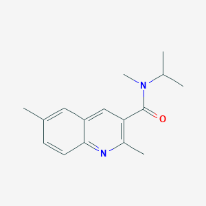 N-isopropyl-N,2,6-trimethylquinoline-3-carboxamide