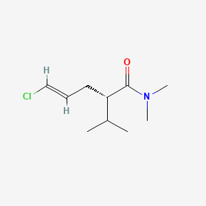 molecular formula C10H18ClNO B590472 (2S,4E)-5-Chloro-N,N-dimethyl-2-(1-methylethyl)-4-pentenamide CAS No. 324519-68-8