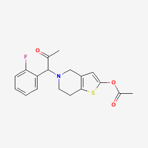 molecular formula C18H18FNO3S B590480 甲基帕司格雷 CAS No. 1443034-67-0