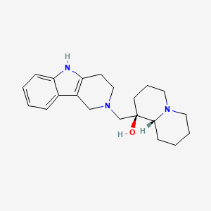 (1R,9aR)-1-(1,3,4,5-tetrahydro-2H-pyrido[4,3-b]indol-2-ylmethyl)octahydro-2H-quinolizin-1-ol