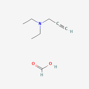 molecular formula C8H15NO2 B590486 Diethylaminopropyne formate CAS No. 125678-52-6