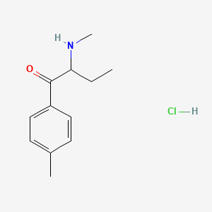 molecular formula C12H18ClNO B590487 2-(甲基氨基)-1-(4-甲基苯基)丁酮;盐酸盐 CAS No. 1336911-98-8