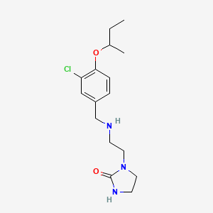 1-{2-[(4-sec-butoxy-3-chlorobenzyl)amino]ethyl}imidazolidin-2-one