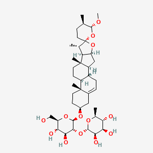 molecular formula C40H64O13 B590491 26-Methoxyspirost-rha-glu CAS No. 133632-71-0