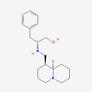 (2R)-2-{[(1S,9aR)-octahydro-2H-quinolizin-1-ylmethyl]amino}-3-phenylpropan-1-ol