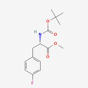 (S)-2-Tert-butoxycarbonylamino-3-(4-fluoro-phenyl)-propionic acid methyl ester
