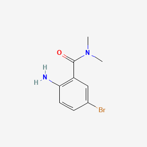 molecular formula C9H11BrN2O B590522 2-Amino-5-bromo-N,N-dimethylbenzamide CAS No. 139253-79-5