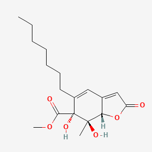 molecular formula C18H26O6 B590523 Ankalactone CAS No. 135722-30-4