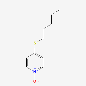 molecular formula C10H15NOS B590532 1-Oxido-4-pentylsulfanylpyridin-1-ium CAS No. 129598-87-4