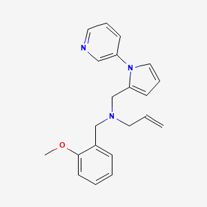 N-(2-methoxybenzyl)-N-[(1-pyridin-3-yl-1H-pyrrol-2-yl)methyl]prop-2-en-1-amine