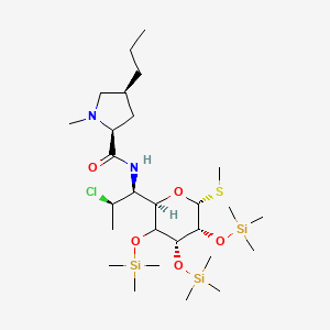 molecular formula C27H57ClN2O5SSi3 B590541 2,3,4-三-O-(三甲基甲硅烷基) 7-Epi 克林霉素 CAS No. 25399-48-8