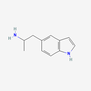 molecular formula C11H14N2 B590550 5-(2-氨基丙基)吲哚 CAS No. 3784-30-3
