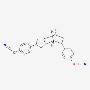 molecular formula C24H22N2O2 B590551 双环戊二烯基双酚氰酸酯 CAS No. 135507-71-0