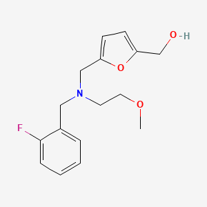 (5-{[(2-fluorobenzyl)(2-methoxyethyl)amino]methyl}-2-furyl)methanol