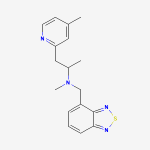 (2,1,3-benzothiadiazol-4-ylmethyl)methyl[1-methyl-2-(4-methylpyridin-2-yl)ethyl]amine