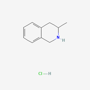 molecular formula C10H14ClN B590577 3-Methyl-1,2,3,4-tetrahydroisoquinoline hydrochloride CAS No. 112794-28-2