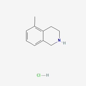 molecular formula C10H14ClN B590585 5-メチル-1,2,3,4-テトラヒドロイソキノリン塩酸塩 CAS No. 41565-80-4