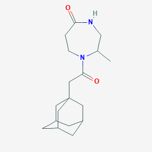 molecular formula C18H28N2O2 B5905979 1-(1-adamantylacetyl)-2-methyl-1,4-diazepan-5-one 
